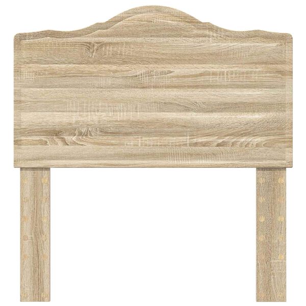 vidaXL T&ecirc;te de lit Ch&ecirc;ne Sonoma 75 cm Bois d'ing&eacute;nierie