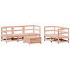 vidaXL Salon de jardin 6 pcs bois massif sapin de douglas