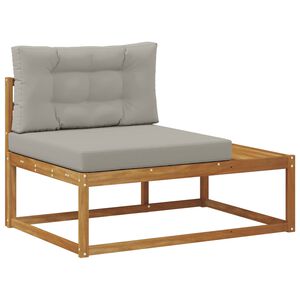 vidaXL Canap&eacute; d'ext&eacute;rieur extr&eacute;mit&eacute; Naturel 115 x 83 x 73 cm