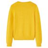Pull-over tricot&eacute; pour enfants ocre fonc&eacute; 104