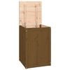 vidaXL Bo&icirc;te &agrave; linge Marron miel 44x44x66 cm Bois massif de pin