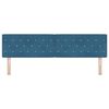 vidaXL T&ecirc;te de lit LED avec t&ecirc;te de lit Bleu fonc&eacute; 180 cm Polyester