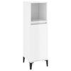 vidaXL Ensemble de meubles de salle de bain 4 pcs blanc brillant