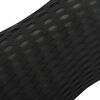 vidaXL Oreiller avec oreiller Noir 47 x 24 x 13 cm Maille 4D