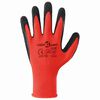 vidaXL Gants de Travail 24 pcs Rouge et Noir 7 / S Rev&ecirc;tement en latex