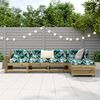 vidaXL Salon de jardin 5 pcs bois de pin impr&eacute;gn&eacute;