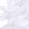 vidaXL Sapin de No&euml;l artificiel d'angle Blanc 240 cm PVC