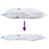 vidaXL Sacs de rangement 50 pcs Transparent et Bleu 70 x 50 cm