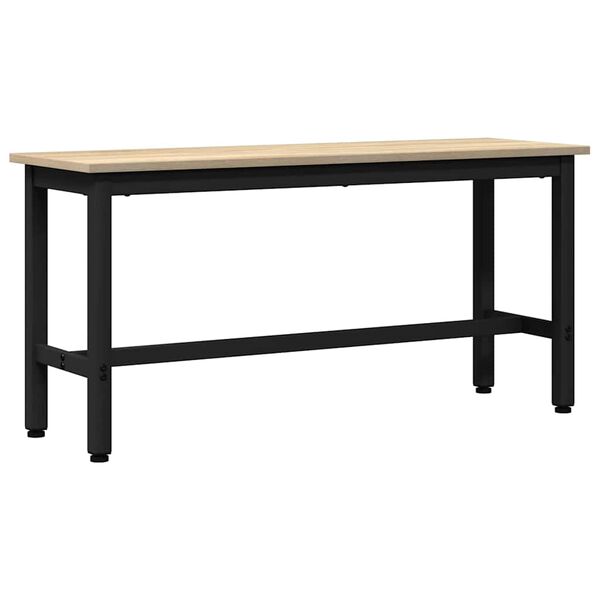 vidaXL Banc de salle &agrave; manger Ch&ecirc;ne Sonoma 100 x 32,5 x 48,5 cm