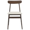 vidaXL Chaise de salle &agrave; manger 2 pcs Marron fonc&eacute; et lumi&egrave;re