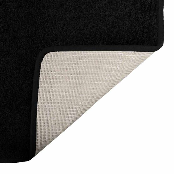 vidaXL Tapis Couloir Noir 50 x 300 cm