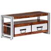 vidaXL Meuble TV 90x30x40 cm Bois de r&eacute;cup&eacute;ration massif