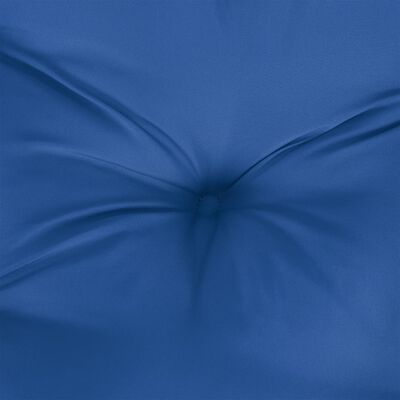 vidaXL Coussin de palette bleu royal 70x70x12 cm tissu