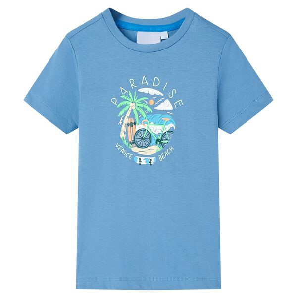 T-shirt pour enfants bleu moyen 140