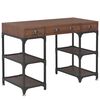 vidaXL Bureau avec 3 tiroirs 110x50x78 cm Bois de sapin massif