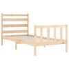 vidaXL Cadre de lit sans matelas 90x190 cm bois de pin massif