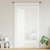 vidaXL Rideau en fils 2 pcs 100 x 250 cm Blanc