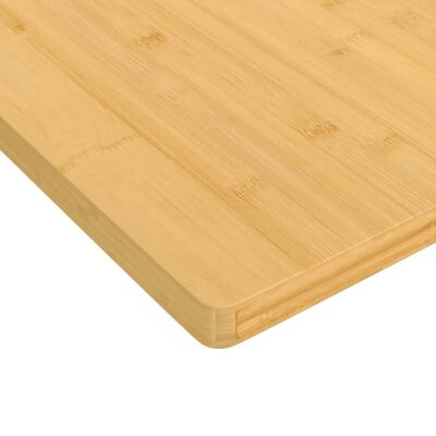 vidaXL Dessus de table 90x90x2,5 cm bambou