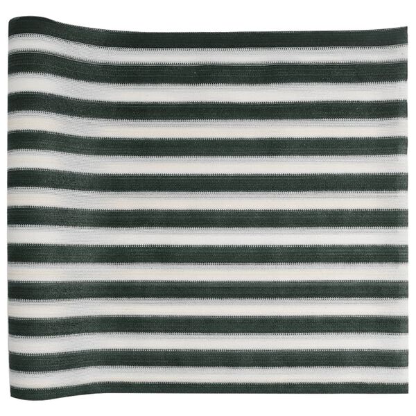 vidaXL Filet brise-vue vert et blanc 1,8x25 m PEHD 75 g/m&sup2;