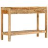 vidaXL Table console et 2 tiroirs 110x35x75 cm bois de manguier solide