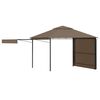 vidaXL Belvédère et double toits étentus 3x3x2,75 m Taupe 180g/m²