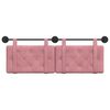 vidaXL T&ecirc;te de lit suspendue Rose 130 x 55 x 5 cm Velours