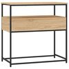 vidaXL Table console Ch&ecirc;ne Sonoma 75x40x75 cm Bois d'ing&eacute;nierie