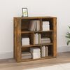 vidaXL Buffet Ch&ecirc;ne fum&eacute; 80x30x80 cm Bois d'ing&eacute;nierie