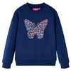 vidaXL Sweatshirt pour enfants bleu marine 104