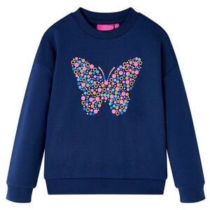 vidaXL Sweatshirt pour enfants bleu marine 104