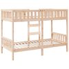 vidaXL Lit superpos&eacute; 90x200 cm Bois de pin massif