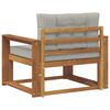 vidaXL Sofa de milieu ext&eacute;rieur Bois d'Acacia Massif Naturel