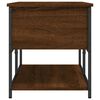 vidaXL Banc de rangement ch&ecirc;ne marron 100x42,5x47 cm bois d'ing&eacute;nierie