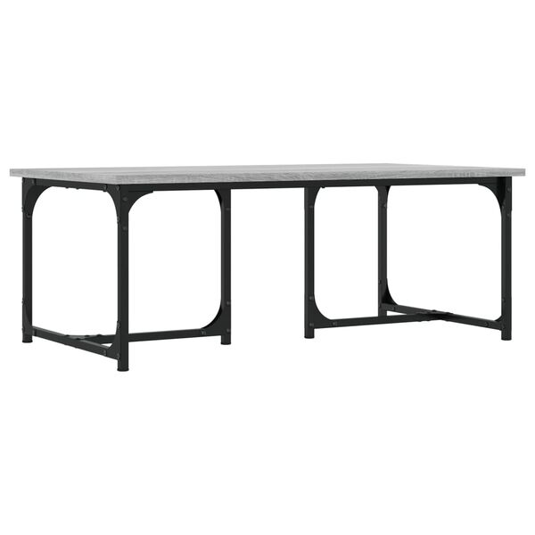 vidaXL Table basse Sonoma gris 90x50x35 cm Bois d'ing&eacute;nierie