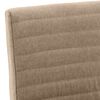 vidaXL Chaises &agrave; manger lot de 6 taupe tissu