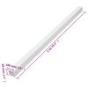 vidaXL Goulotte de c&acirc;ble 100x60 mm 10 m PVC