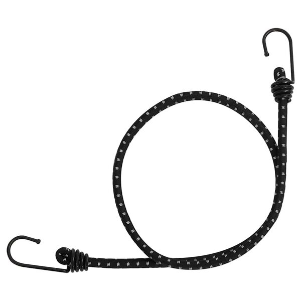 vidaXL Cordes &eacute;lastiques avec bandes r&eacute;fl&eacute;chissantes et crochets 25pcs