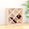 vidaXL Armoire &agrave; vin 62x25x62 cm Bois de pin massif