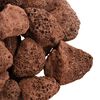 vidaXL Roches volcaniques 10 kg rouge 3-5 cm