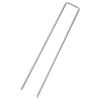 vidaXL Piquets de sol en forme de U 50 pcs 20x3,5 cm acier galvanis&eacute;