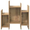 vidaXL Meuble d'appoint Ch&ecirc;ne artisanal 60 x 26 x 60 cm