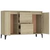 vidaXL Buffet ch&ecirc;ne sonoma 102x35x70 cm bois d'ing&eacute;nierie