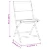 vidaXL Mobilier de salle &agrave; manger d'ext&eacute;rieur 7 pcs Acier