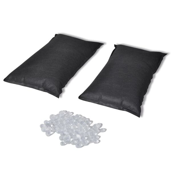 vidaXL Sachets d&eacute;shydratants de gel de silice 2 pcs 2 kg