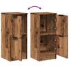 vidaXL Buffets 2 pcs vieux bois 30x30x70 cm bois d'ing&eacute;nierie