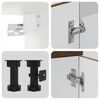 vidaXL Ensemble d'armoires de cuisine 7 pcs Kalmar bois d'ing&eacute;nierie