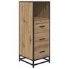 vidaXL Ensemble de mobilier de salle de bain Ch&ecirc;ne artisanal
