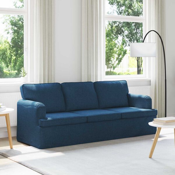 vidaXL Canap&eacute; Bleu Dimensions globales: 201 x 80 x 85 cm (l x P x H)