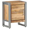 vidaXL Table de chevet 40x30x50 cm Bois de manguier brut