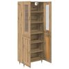 vidaXL Haut Armoire 2 pcs Ch&ecirc;ne artisanal Bois d'ing&eacute;nierie